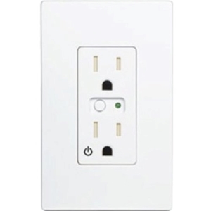 Linear  GoControl Z-Wave Plus Single Wall Outlet, Remote On/Off Control