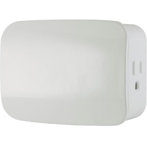 Jasco  Z-Wave Plus Plug-in Smart Dimmer, Dual Plug, Passthrough, 500S