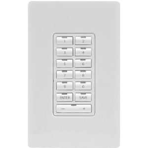 AMX FG5793-02-WH Metreau 13-Button Ethernet Keypad