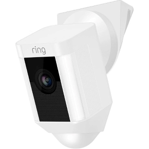 Ring Spotlight Cam Mount X, Hardwired Outdoor IP Security Camera with LED Spotlights and Siren