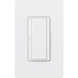 Lutron RadioRA 2 8A Neutral Wire Electronic Switch, 120V, White