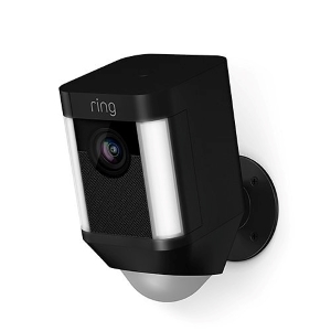 Ring Smart Lighting Spotlight, Battery Powered Outdoor Camera with Light
