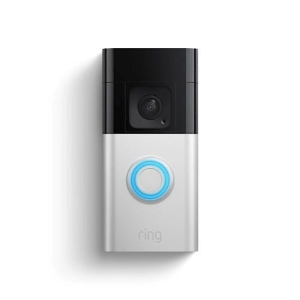 Ring Video Doorbell Plus with Battery, Satin Nickle (B09WZBPX7K)
