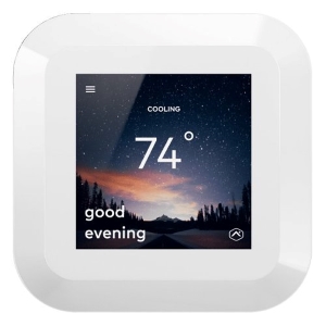 alarm.com ADC-T40K-HD-W Smart Thermostat HD with Color Touchscreen Display, Z-Wave SmartStart and S2 Compatible