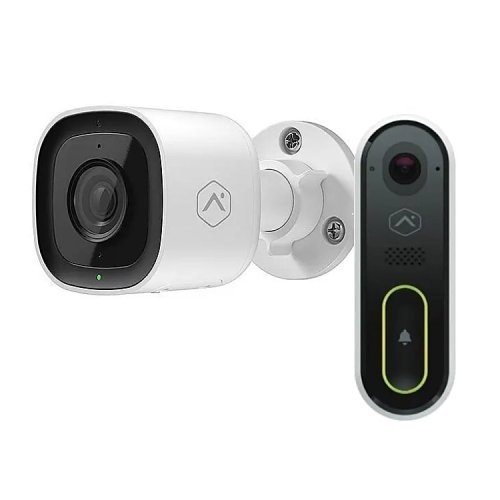 Alarm.com Wi-Fi Camera Kit, 2-Piece, Includes ADC and ADC-VDB770 Video Doorbell