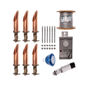 CAST CLCK4ADI Premium Moon / Down Lighting Kit, (6) CCTL2C, (6) SLMR164XW27, (1) CLW142500, (1) CJ75TSSMTTC, (1) CTPC, (1) C61335, (6) CTREEH1