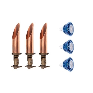 CAST CLTLA1ADI Premium Moon / Down Lighting Adder to Any Kit, (3) CCTL2C, (3) SLMR164XW27, (1) C61335, (3) CTREEH1