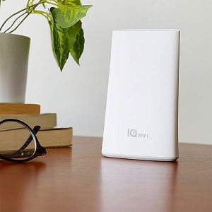 Qolsys QW8200-840 IQ Wi-Fi Mesh Wi-Fi Router System to Connect Cameras and Touchscreens
