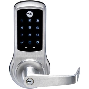 Yale NTB620-ZW2-AU-626-R-KR nexTouch Touchscreen Keypad Augusta Lever Lock with Z-Wave, Augusta Lever