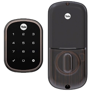 Yale YRD256-ZW2-0BP Assure Lock SL Key Free Touchscreen Deadbolt with Z-Wave Plus