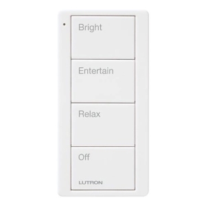 Shop all  Lutron Electronics Lutron PJ2-4B-GWH-P03 Pico Wireless Control - 4-Button Any Room Scenee