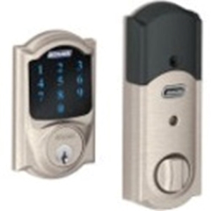 Schlage BE469 CAM 619 Camelot Connect Smart Touchscreen Deadbolt Lock, Z-Wave