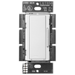 Lutron MSC-AD-SW MaestroCompanion Hard Wire Dimmer, 600W, 3-Way, Easy Install