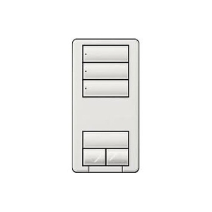 Lutron  RadioRA 2 seeTouch Wall-Mount CL Hybrid Keypad, 3 Scene w/ Raise-Lower