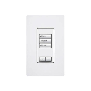 Lutron RRD-W3BRL-LA 2-Seetouch Wall-Mount Designer Keypad, 3-Button with Raise-Lower