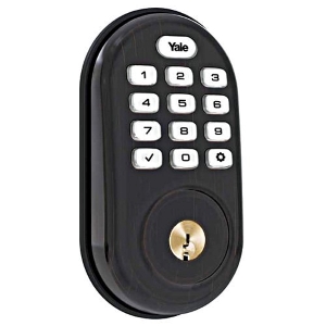 Yale  Assure Lock Push Button Keypad Deadbolt with Connected by August Compatibility