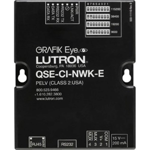Lutron Graffik Eye QS Ethernet Interface, Class-2, 12/24V