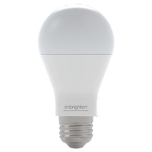 Jasco 52190-991 Enbrighten Z-Wave A19 60W Equivalent LED Bulb, 2700K, 500SWB