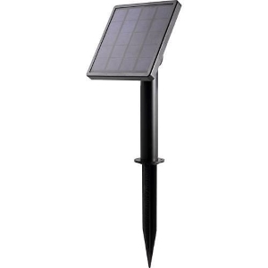 Jasco 66881 Pro Series USB LED Cafe Lights, Color Select, 12', 12-Bulbs and Solar Panel