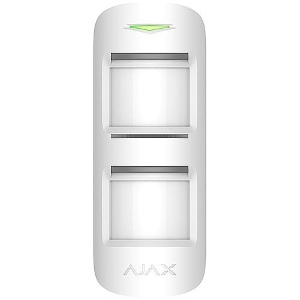 AJAX 42826.33.WH3 Wireless Outdoor Motion Detector with Anti-Masking and Pet Immunity, White